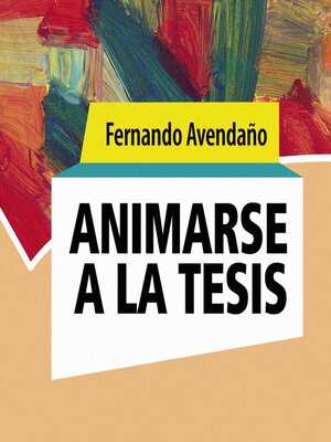 cover image of Animarse a la tesis